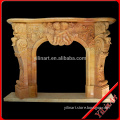 Cheap Marble Stone Fireplace,Indoor Used Fireplace Mantel